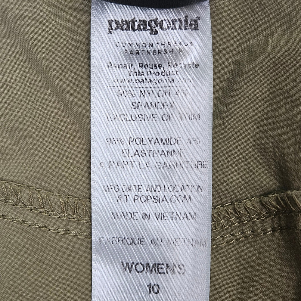 Patagonia Womens Rock Craft Shorts Tan Size 10 Hiking Climbing Outdoor Trail - Picture 12 of 15